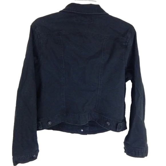 Torrid Washed Black Denim Jacket - Picture 3 of 3